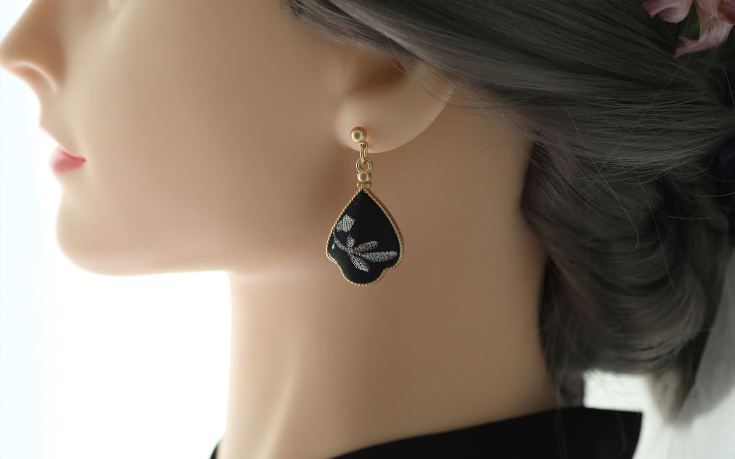 Handmade Black Earrings