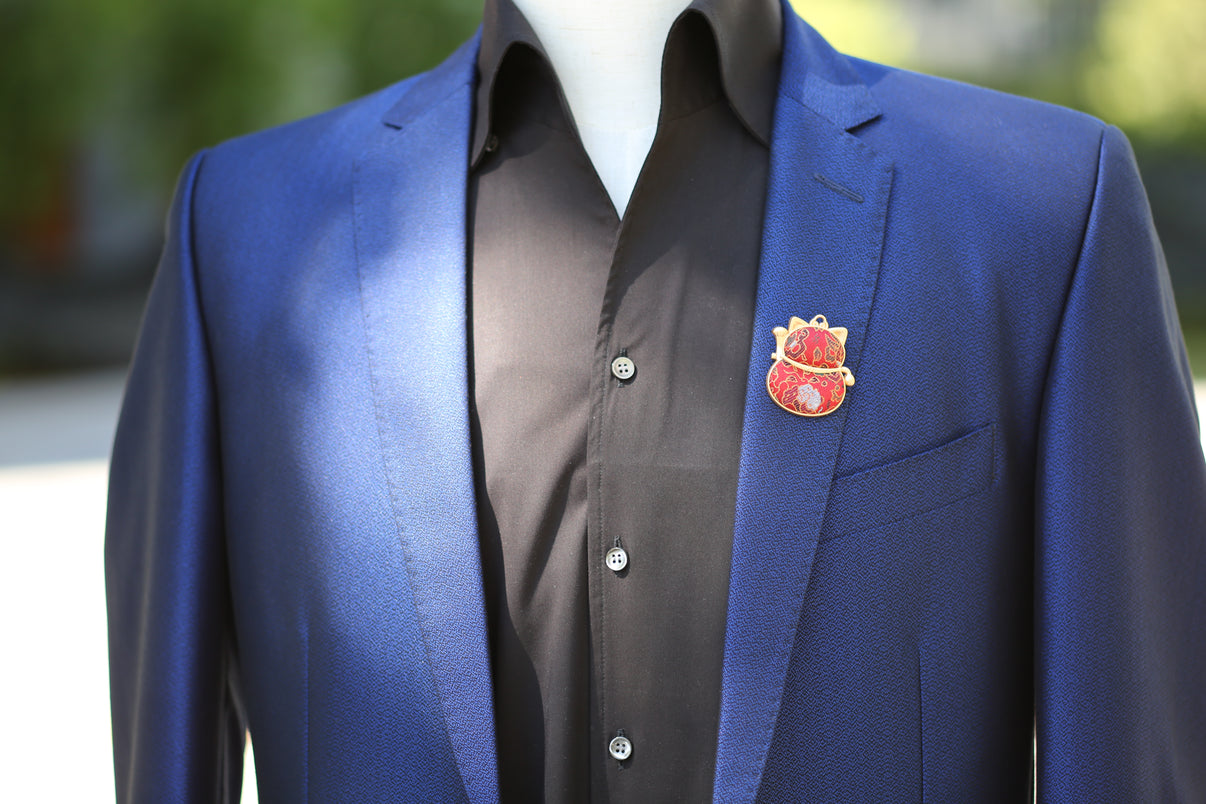 Song Brocade Handmade Brooch 