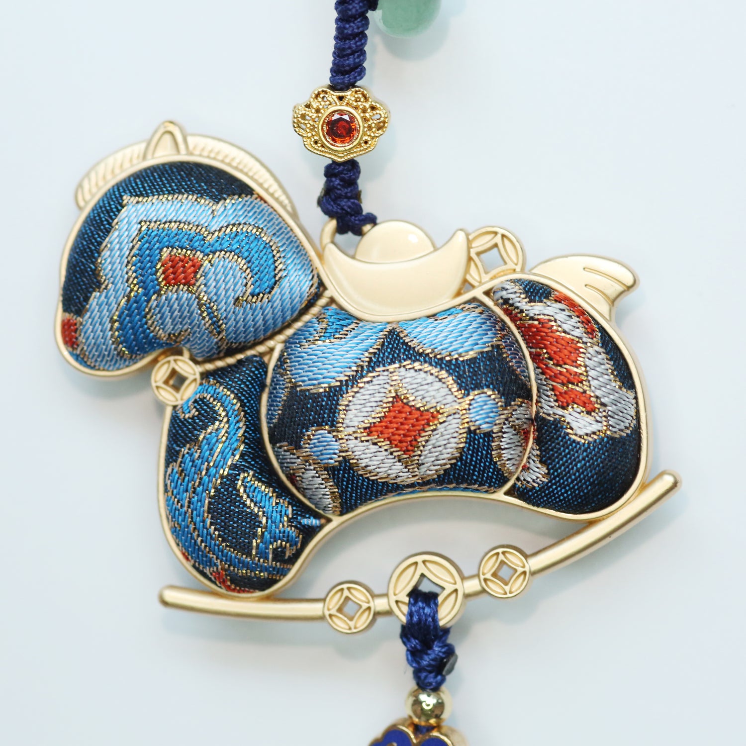 2026 Mascot The Year of the Horse Song brocade Pony Ornament for Home Blessing